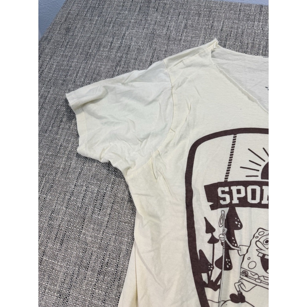 SPONGEBOB SQUAREPANTS Nickelodeon HIKING Back To Nature T-Shirt Size Large - Picture 5 of 10